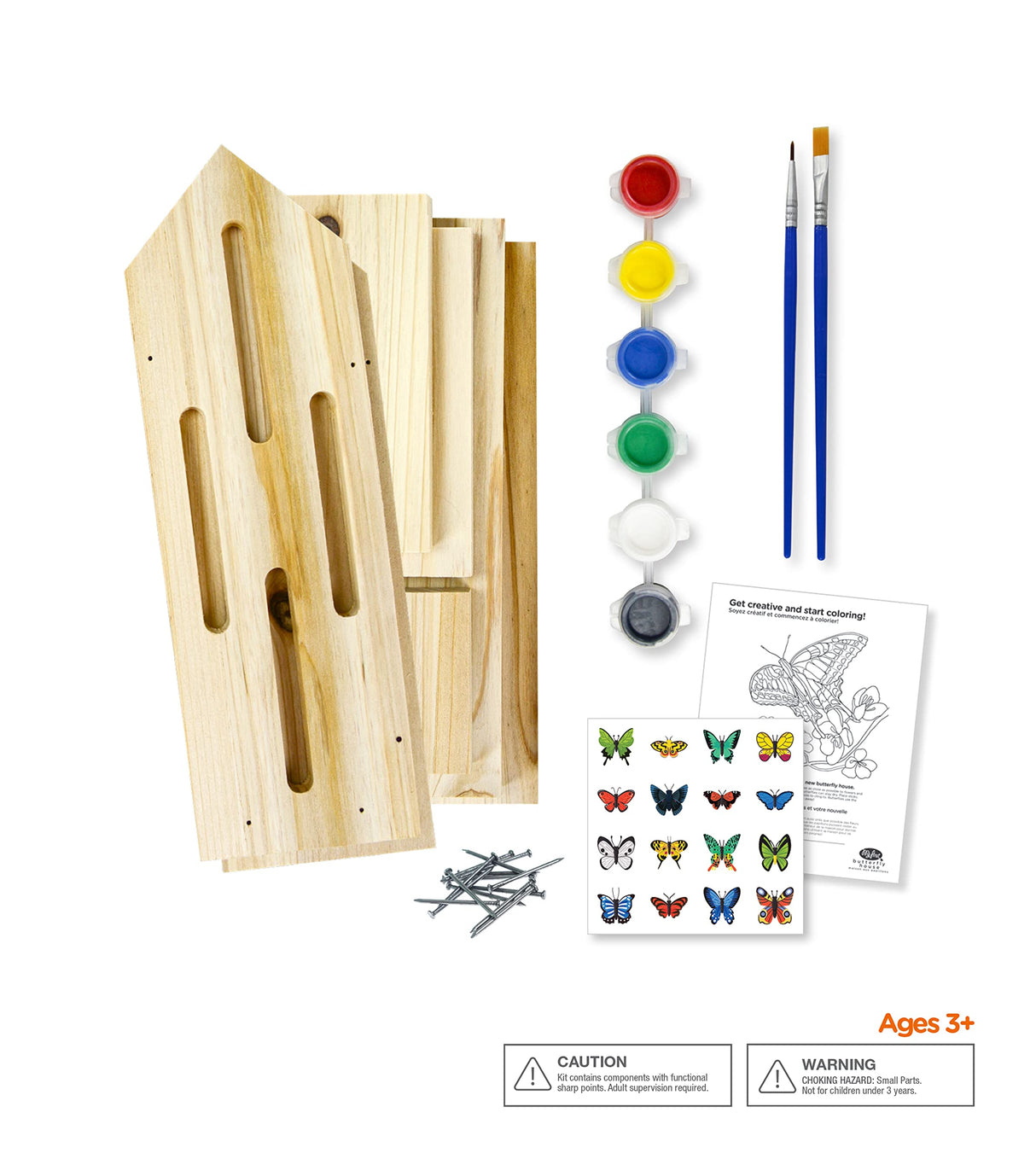 Nature's Way Bird Products DIY First Butterfly Garden House, Wood Nature's Way