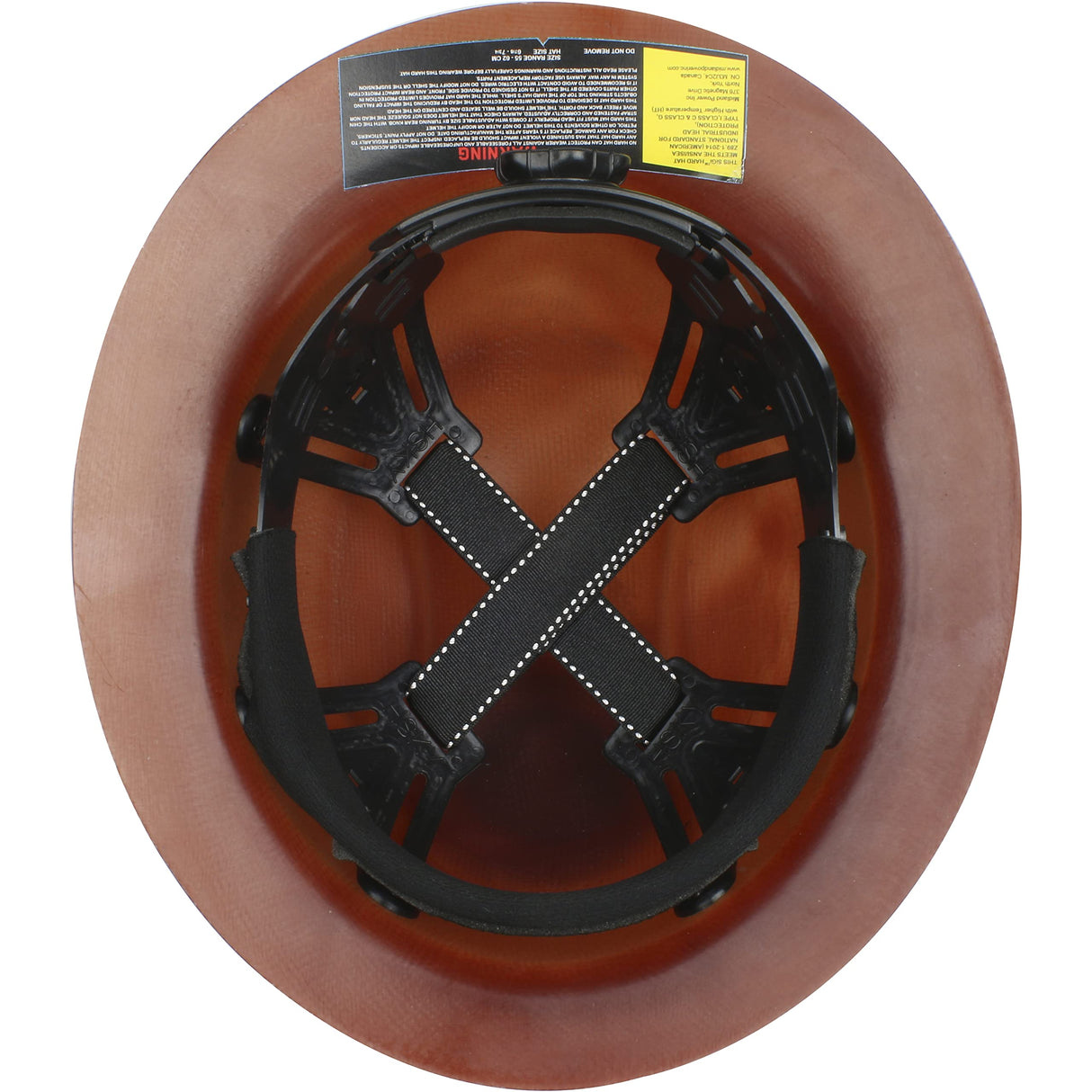 Dynamic WolfJaw Fiberglass Full Brim Hard Hat with Wheel Ratchet Dynamic WolfJaw