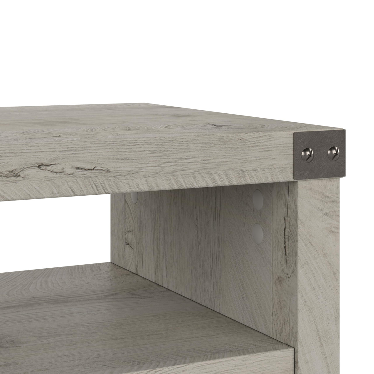 Bush Furniture Knoxville Farmhouse Stand for 75 Inch TV, Living Room Media Console with Storage, 65W, White Bush Business Furniture