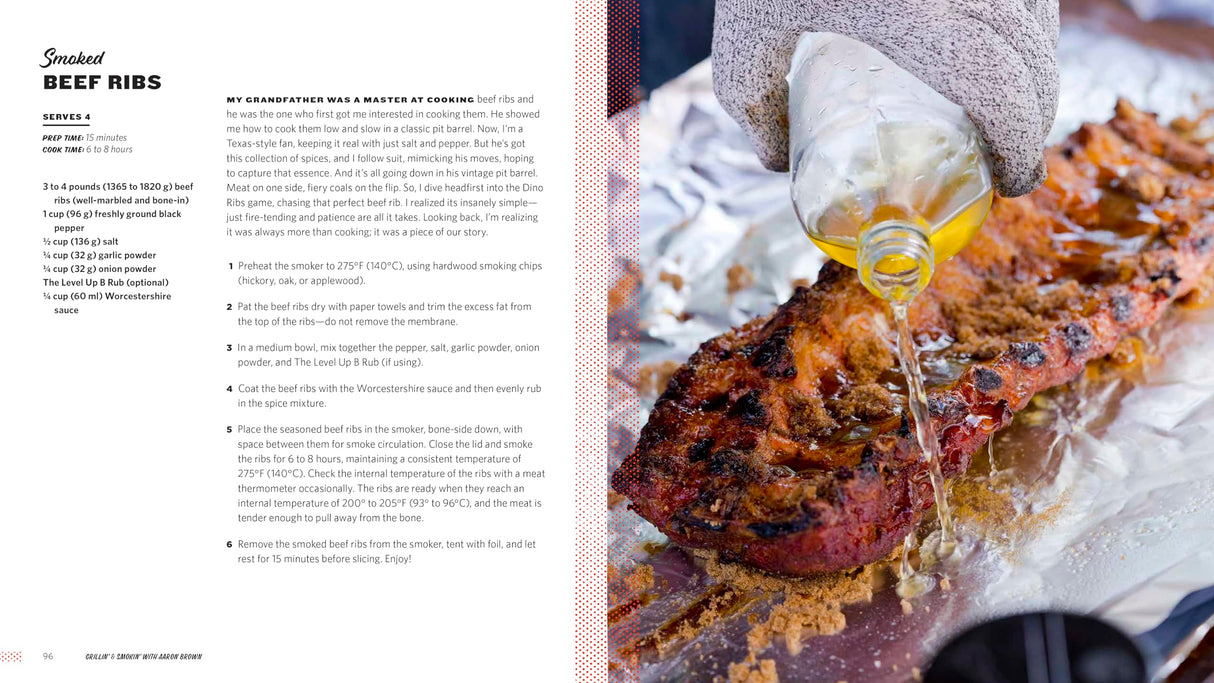 Smokin' and Grillin' with Aaron Brown: More Than 100 Spectacular Recipes for Cooking Outdoors WoodArtSupply