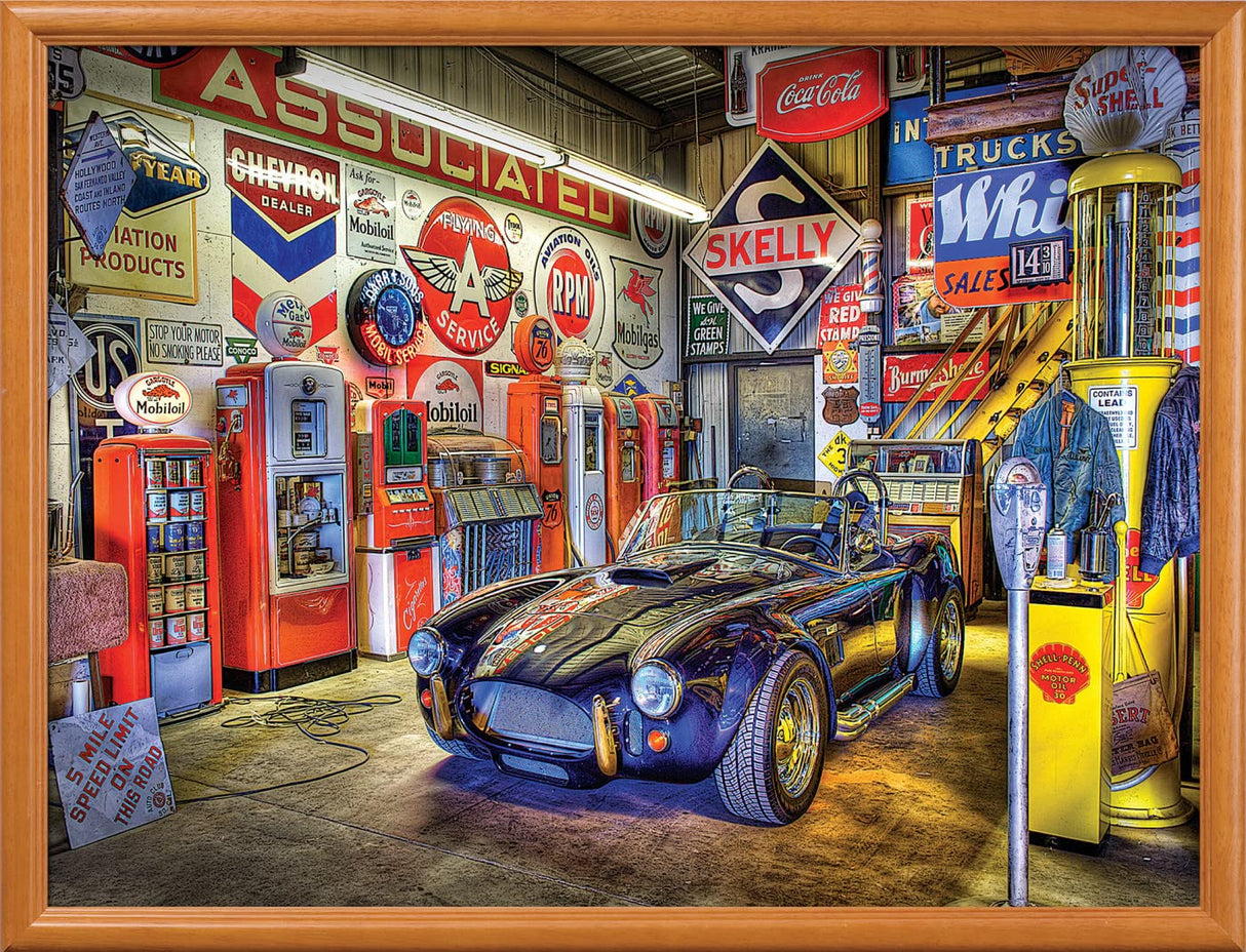 MasterPieces 750 Piece Jigsaw Puzzle for Adults and Family - Jewel of the Garage - 18"x24" Masterpieces