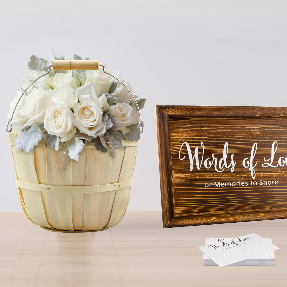 Cornucopia Round Wooden Baskets (2-Pack, Natural); Wood Fruit Buckets with Handle, 4-Quart Capacity; 6.1 Inch Tall by 8 Inch Diameter Cornucopia Brands