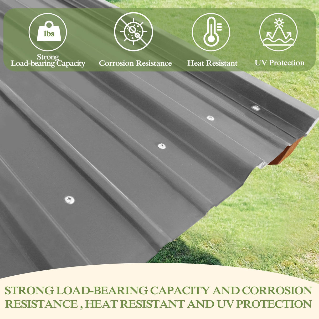 MUPATER 8 x 5 FT Outdoor Wooden Grill Gazebo with Sloping Metal roof, 2 Full Size Grills, BBQ Canopy for Patio, Lawn, Garden, Deck MUPATER