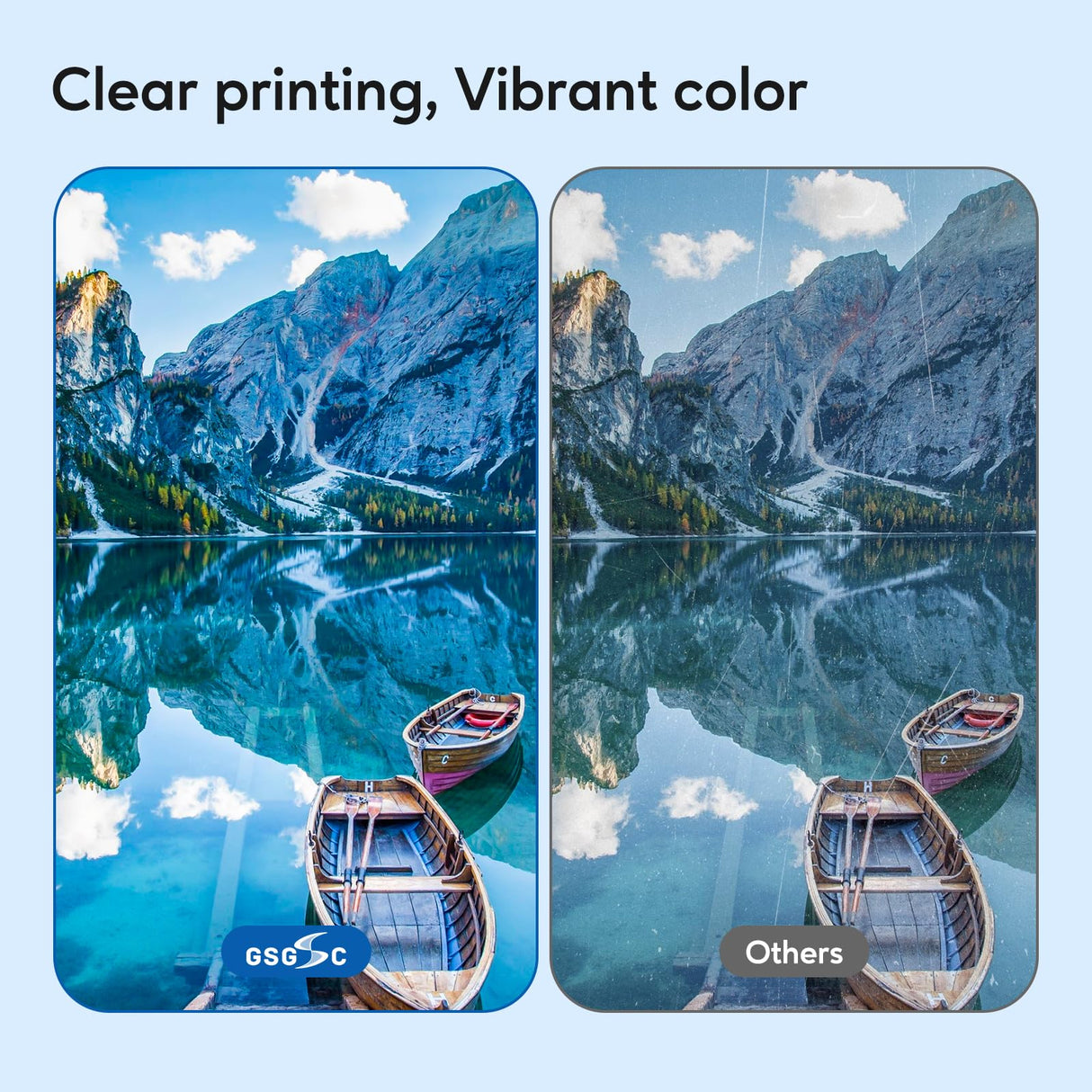 522 High Capacity Refill Ink Bottles Replacement for Epson 522 Ink Refill Bottles to Use with EPSON ET-2803 ET-4700 ET-2400 ET-4810 ET-2800 ET-2720 ET-4800 Printer (5 Packs) GSGSC