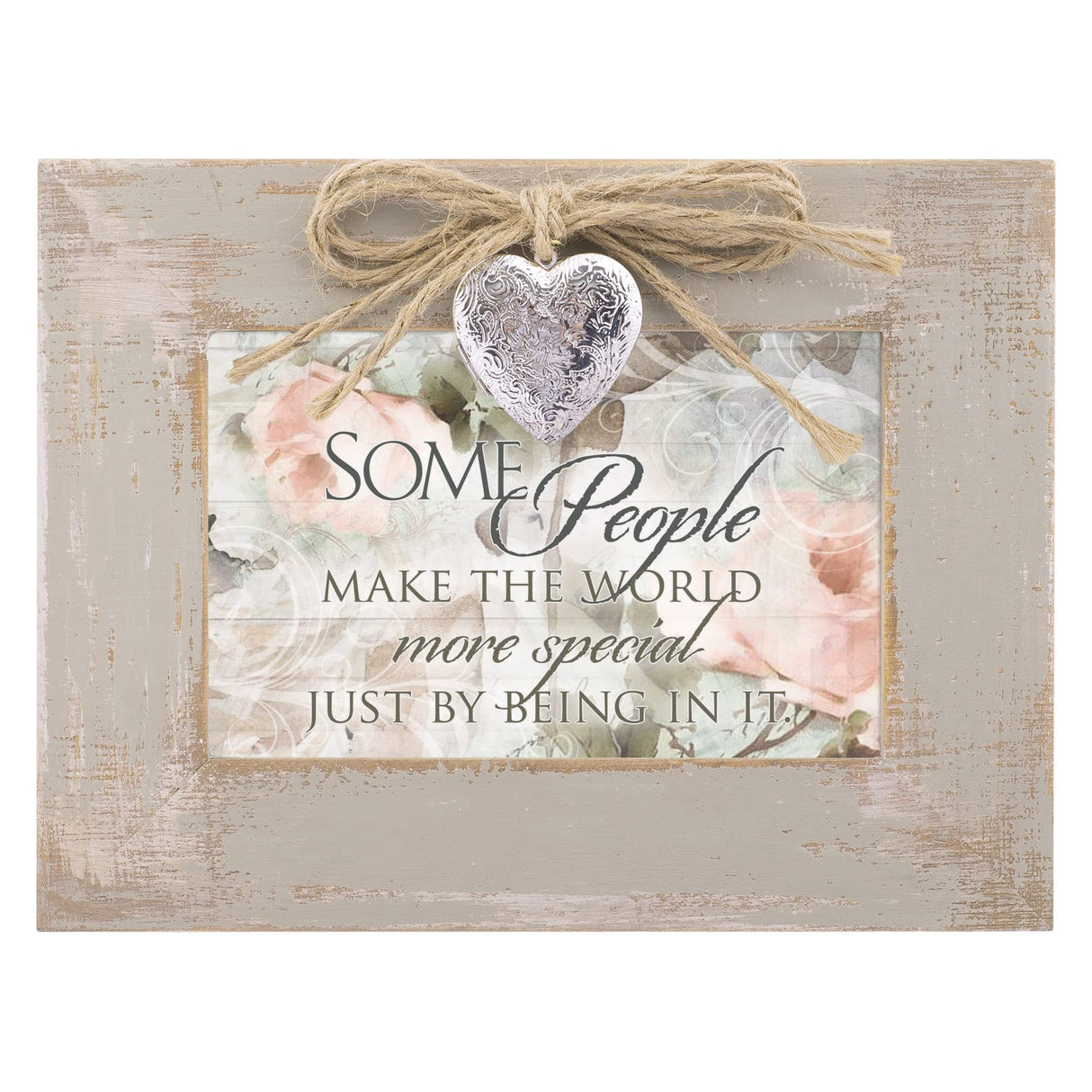 Cottage Garden Make World Special Natural Taupe Wood Locket Music Box Plays What a Wonderful World Cottage Garden