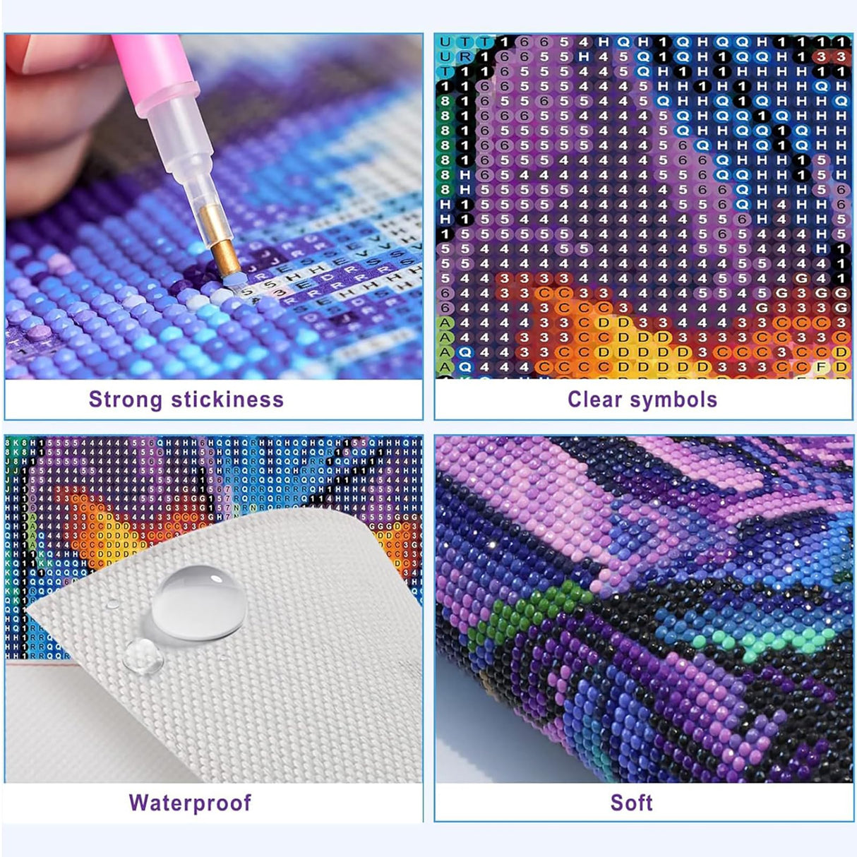 MXJSUA DIY Dream Catcher Diamond Painting Kits for Adults, Diamond Gem Art Painting for Beginners, Diamond Picture with Full Round Drill Dots Craft Set Gift, 12 * 16 Inch MXJSUA