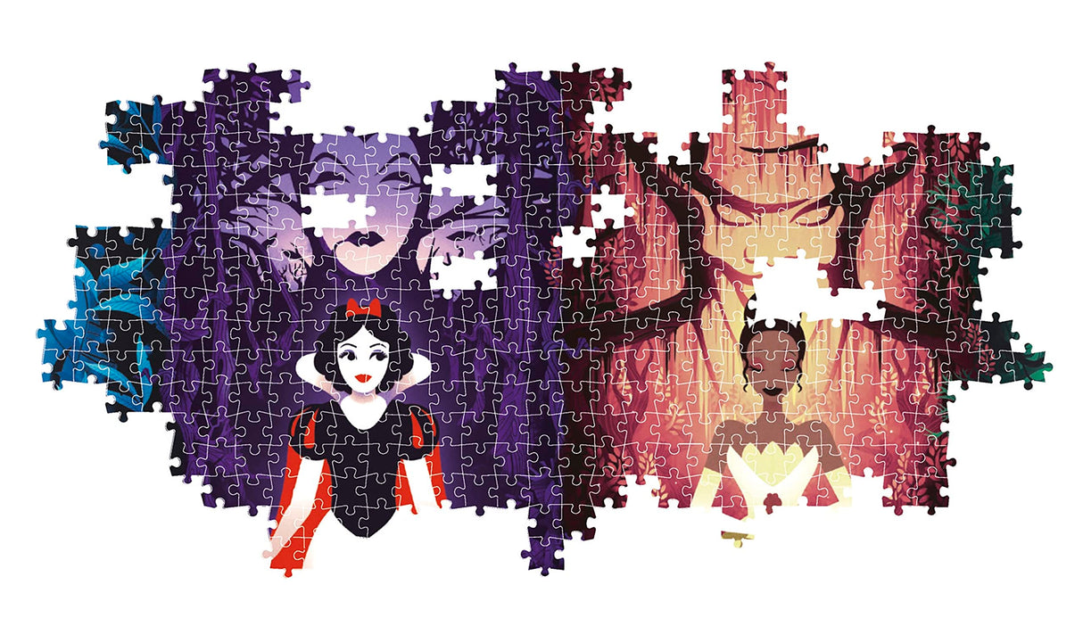 Clementoni - Disney Princess Panorama Princess-1000 Pieces Adults, Panoramic Jigsaw Puzzle, Made in Italy, Multicoloured, 39722 Clementoni