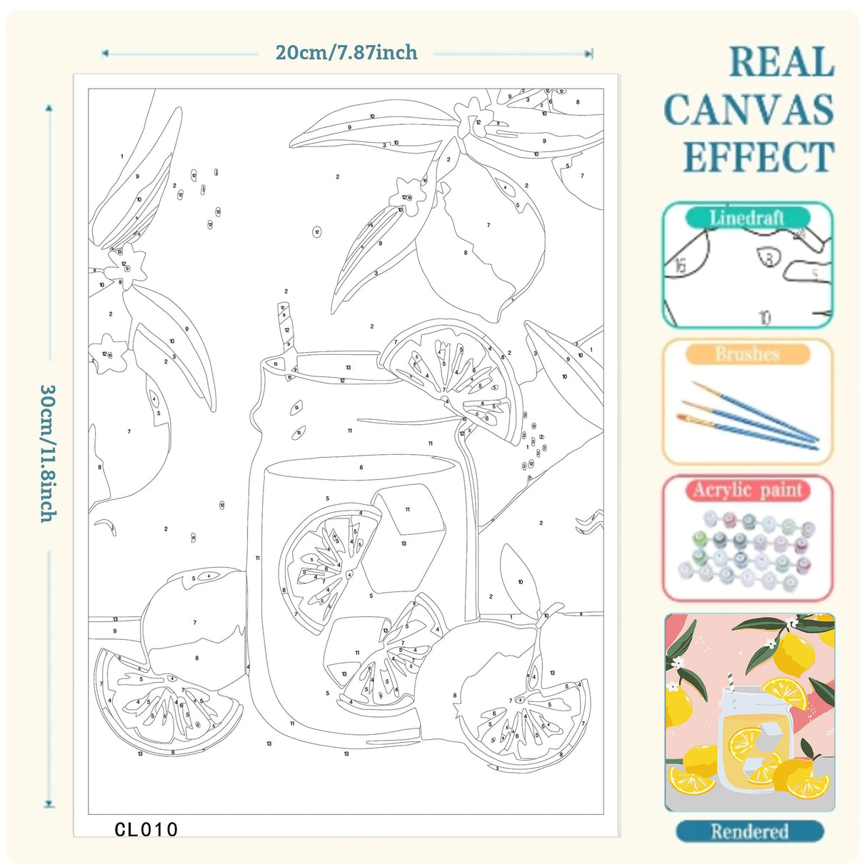 F.NIMAGOP 6 Pack Paint by Numbers Kit for Adults Beginners,DIY Acrylic Paint by Number Kits On Canvas Without Frame,Cocktail Adult Paint by Number for Home Wall Decor 7.8x11.8inch F.NIMAGOP