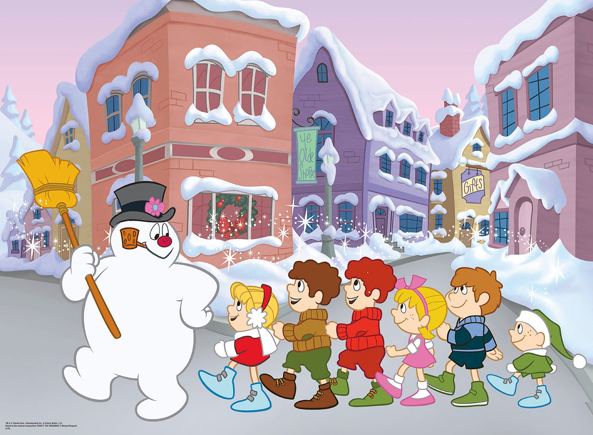 Ceaco - Frosty The Snowman - Follow Frosty - 100 Piece Jigsaw Puzzle Ceaco