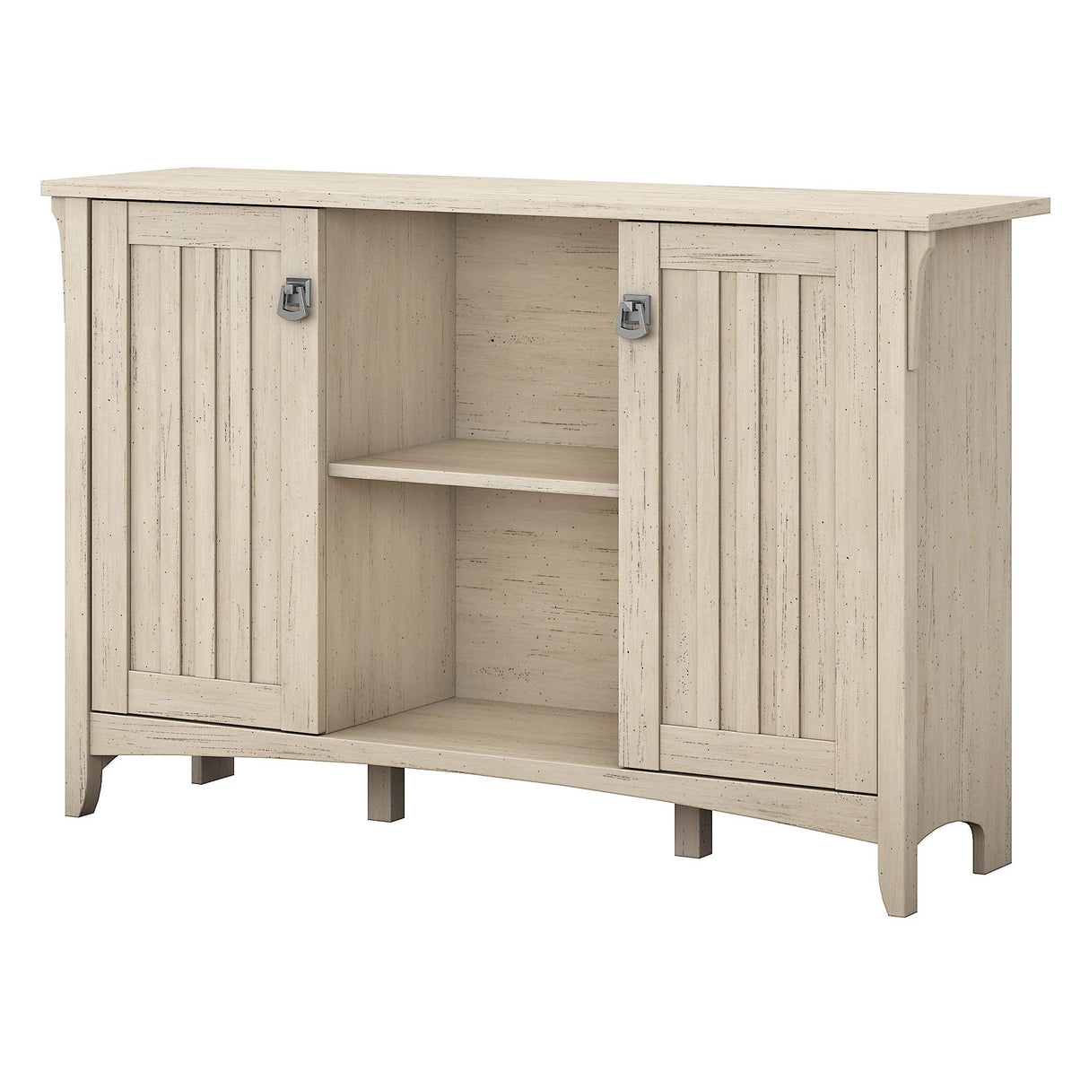 Bush Furniture Salinas Storage Cabinet with Doors, Antique White (SAS147AW-03) Bush Business Furniture