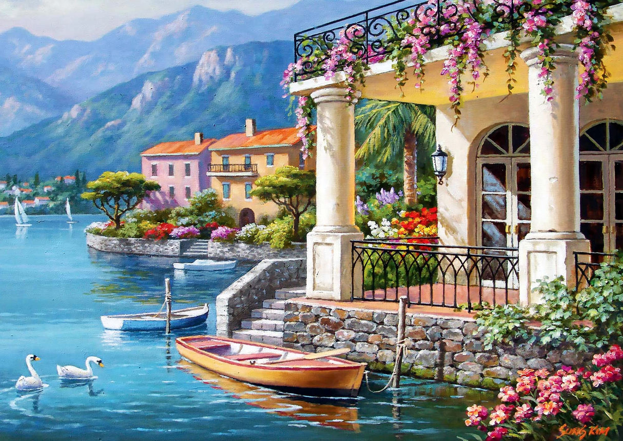 Anatolian Puzzle - Villa On The Bay, 3000 Piece Jigsaw Puzzle, #4915 Anatolian