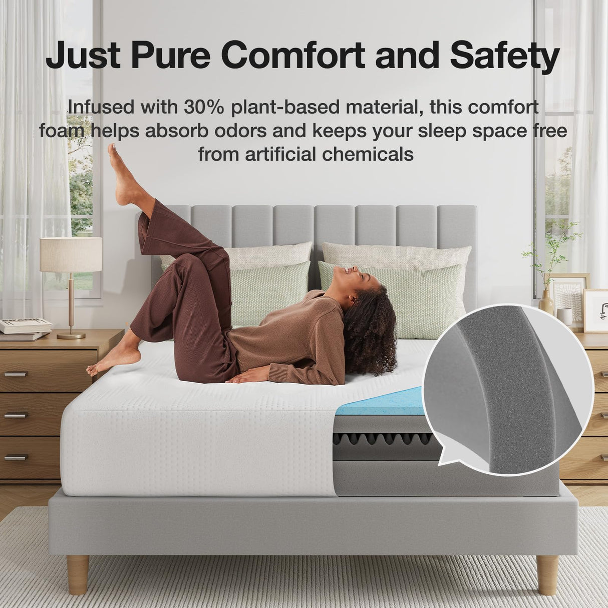 Novilla Twin Size Mattress, 10 Inch Twin Bed Mattress with Gel Memory Foam for Cooling Night Sleep & Pressure Relief, CertiPUR-US Certified Mattress Twin Novilla