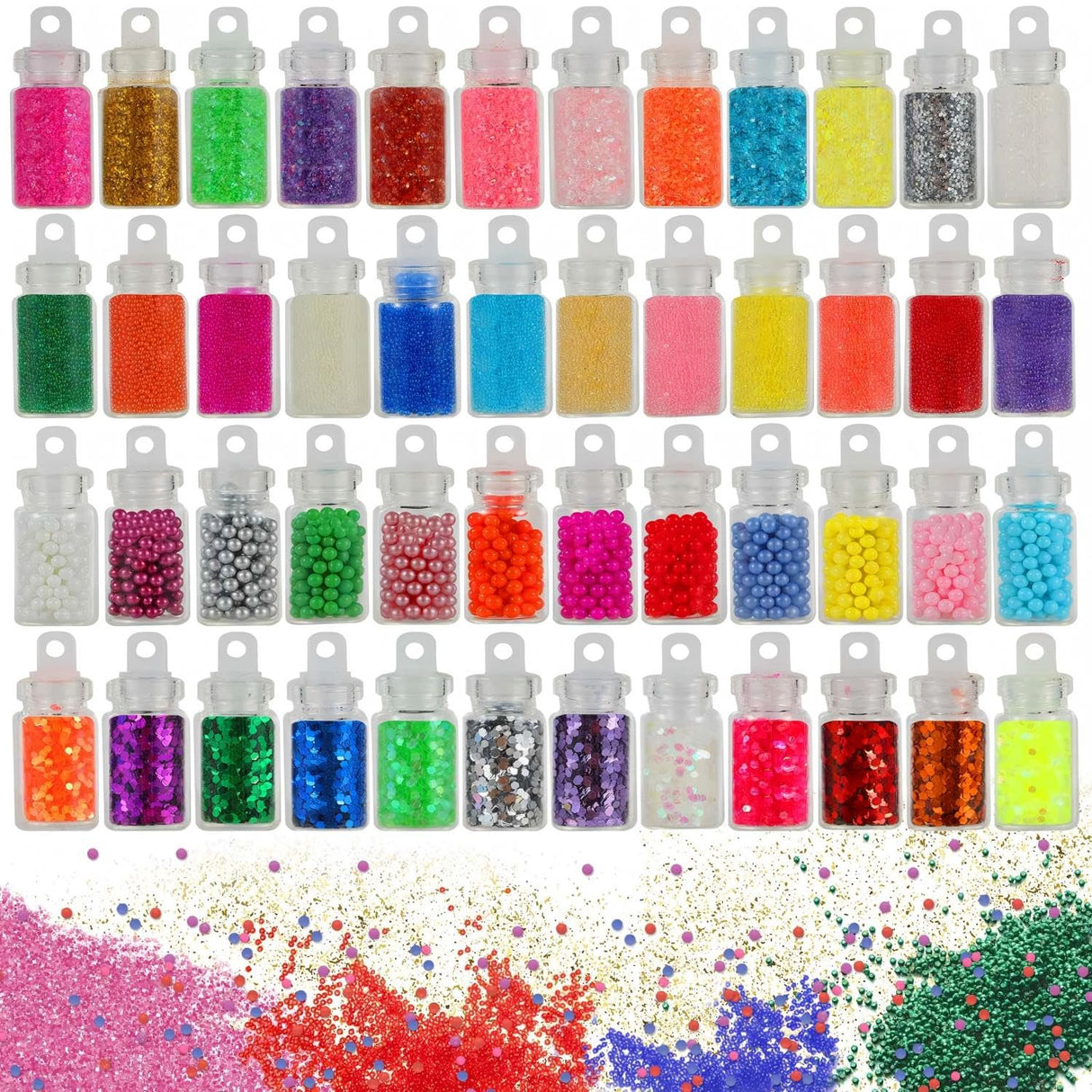 160 Pack Slime Supplies Making kit for Kids – Slime Mix Ins Accessories Include Slime Charms, Foam Balls for Creative Slime Making Generic
