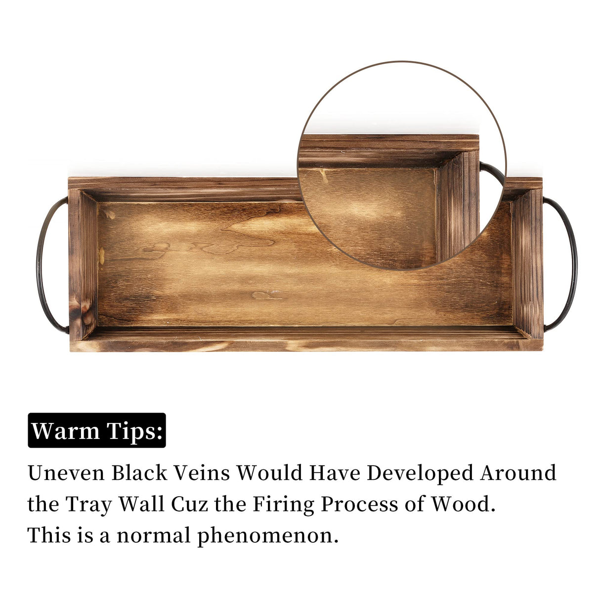 Long Narrow Wood Candle Tray: Hanobe Rustic Wooden Candle Holders Rectangular Table Centerpieces for Dining Room Farmhouse Pillar Stand with Handle Rectangle Tea Light Base Coffee Table Decor, Brown Hanobe