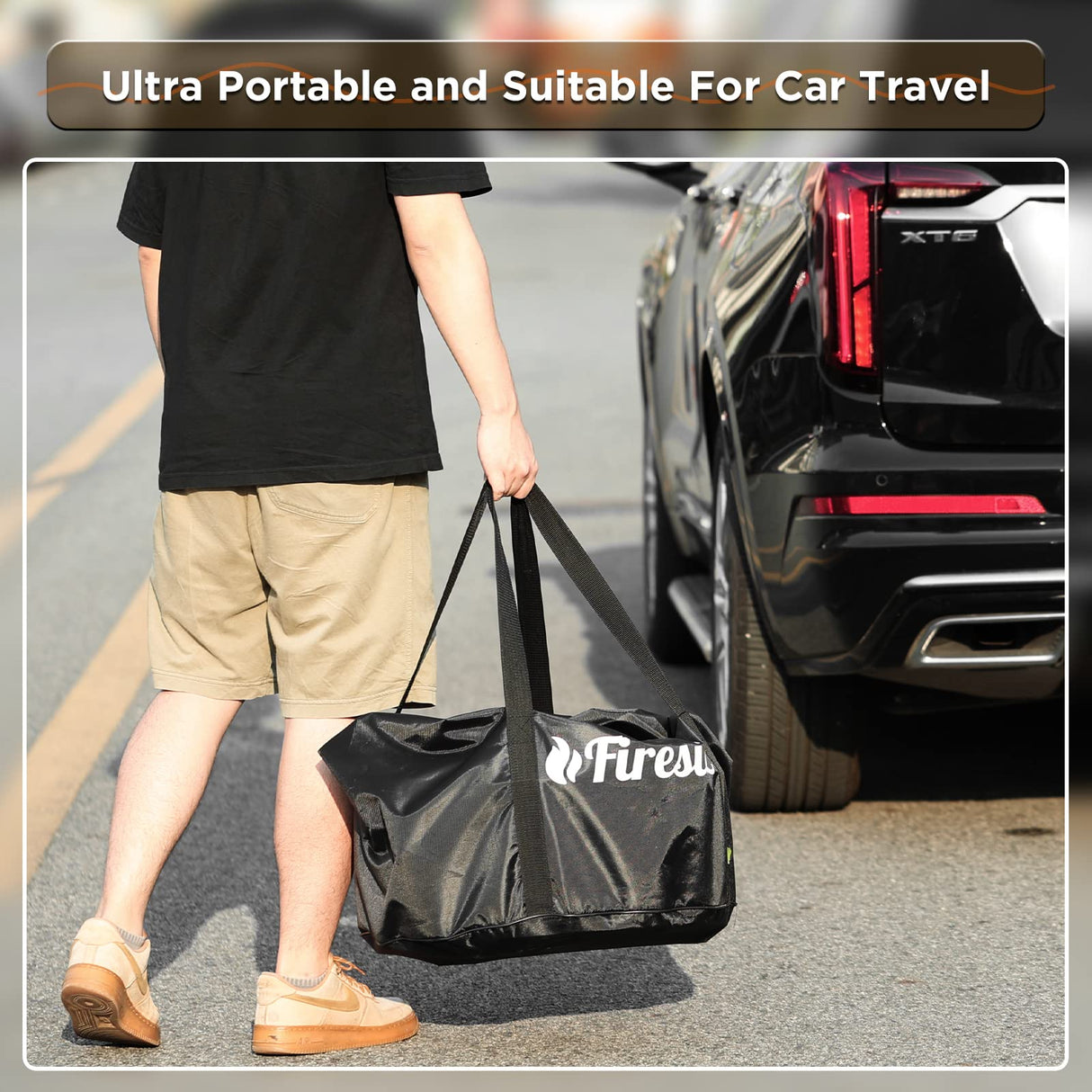 TURBRO 19 Inch Smokeless Fire Pit for Outdoor Wood Burning, Portable 304 Stainless Steel Camping Stove with Stand, Removable Ash Pan, Waterproof Storage Bag, Unique Nested Design, Pluto R19-SS, Silver TURBRO