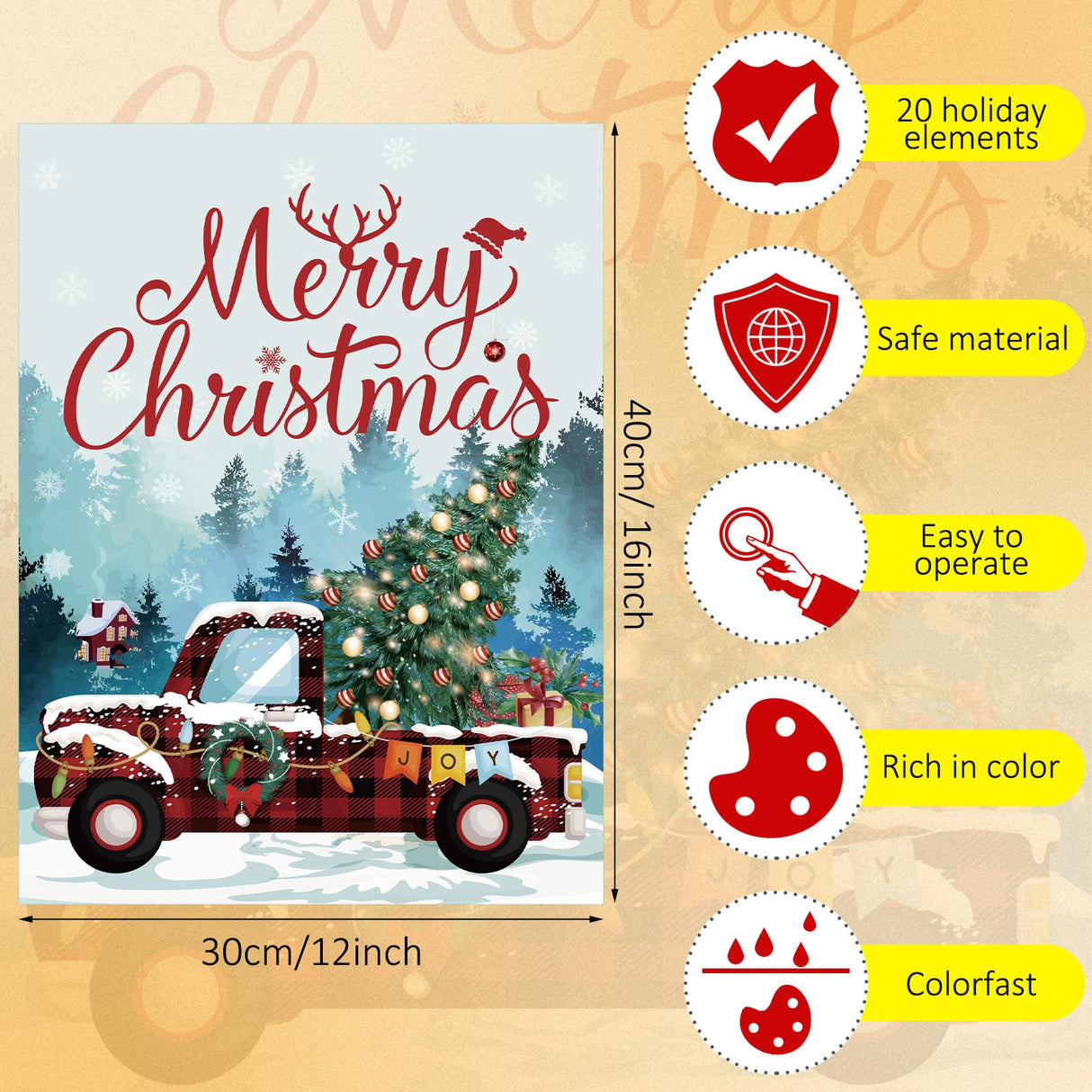 Qeeenar 20 Pcs DIY Diamond Art Kits 5D Diamond Painting Kits for Adults Spring Summer Mother's Day Gifts Decoration Dots Paintings for Beginners, 12 x 16 Inch (Seasonal) Qeeenar