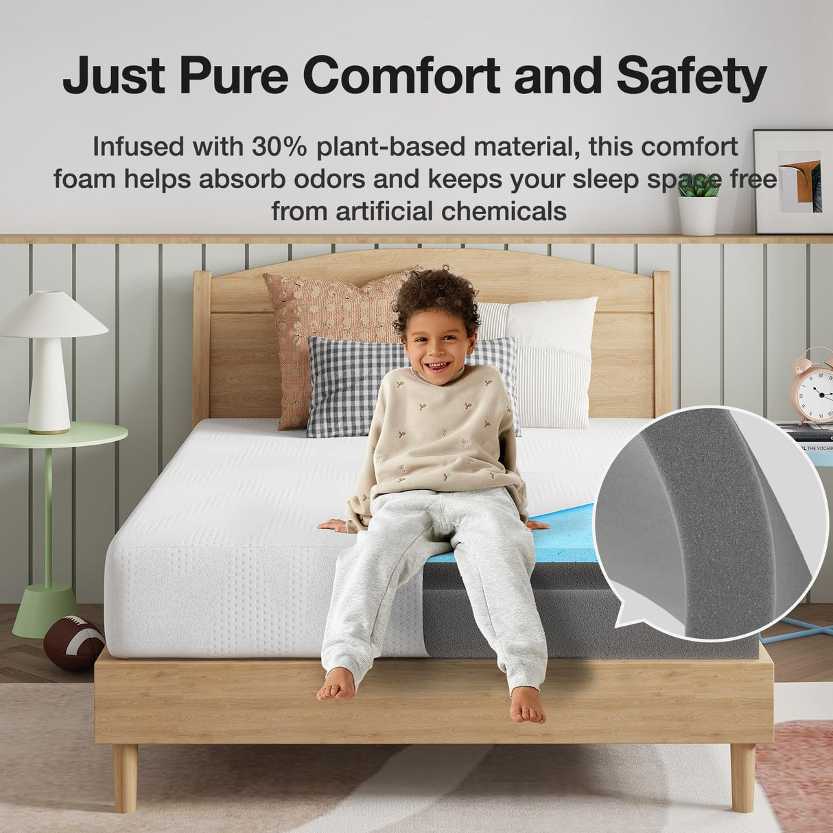 Novilla Full Size Mattress, 8 Inch Full Size Mattress in a Box, Gel Memory Foam Mattresses with Comfort Foam for Cooling Night Sleep, Pressure Relief, CertiPUR-US Certified Novilla