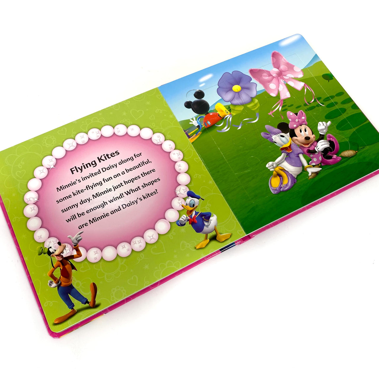 Disney Junior Minnie My First Puzzle Book - Jigsaw Puzzles for kids, 10-page board book, 5 puzzles to enjoy Phidal