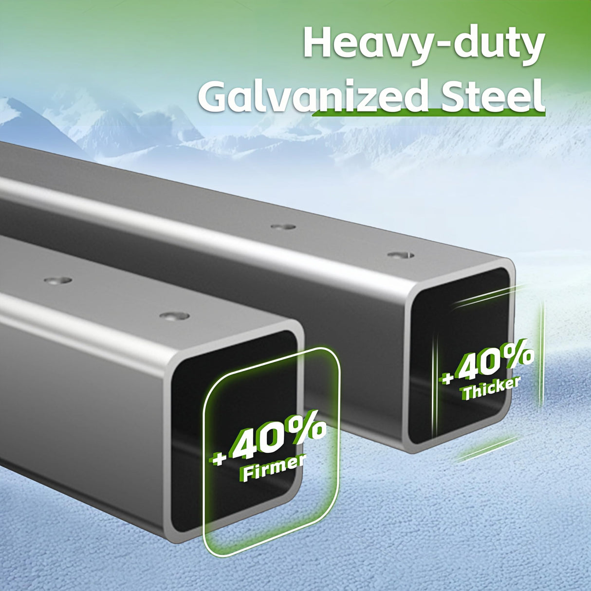 Vigo huseeo 12x20x8.7 FT Carport with Galvanized Steel Roof, Heavy Duty Metal Carport Canopy, Metal Carport Garage for Pickup, Boat, Car and Tractors, Grey Vigo huseeo