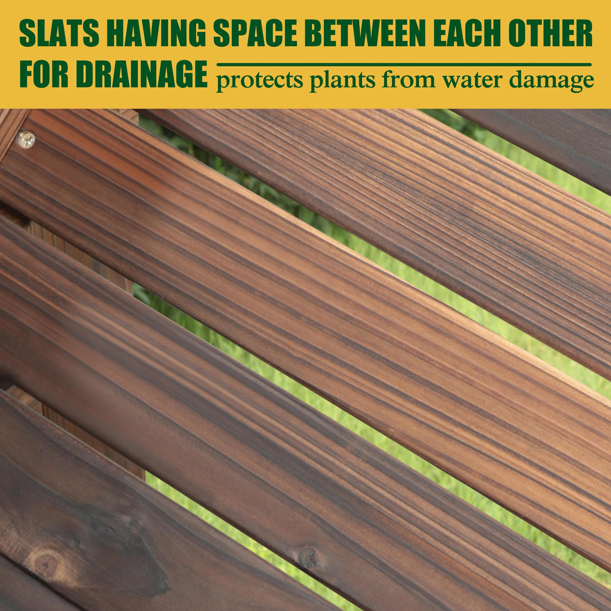 Yardenaler 6x3x2FT Raised Garden Bed for Vegetable and Flower with Legs, Large Outdoor Elevated Wood Planted Box with Liner, Backyard and Patio, Rustic Brown Yardenaler