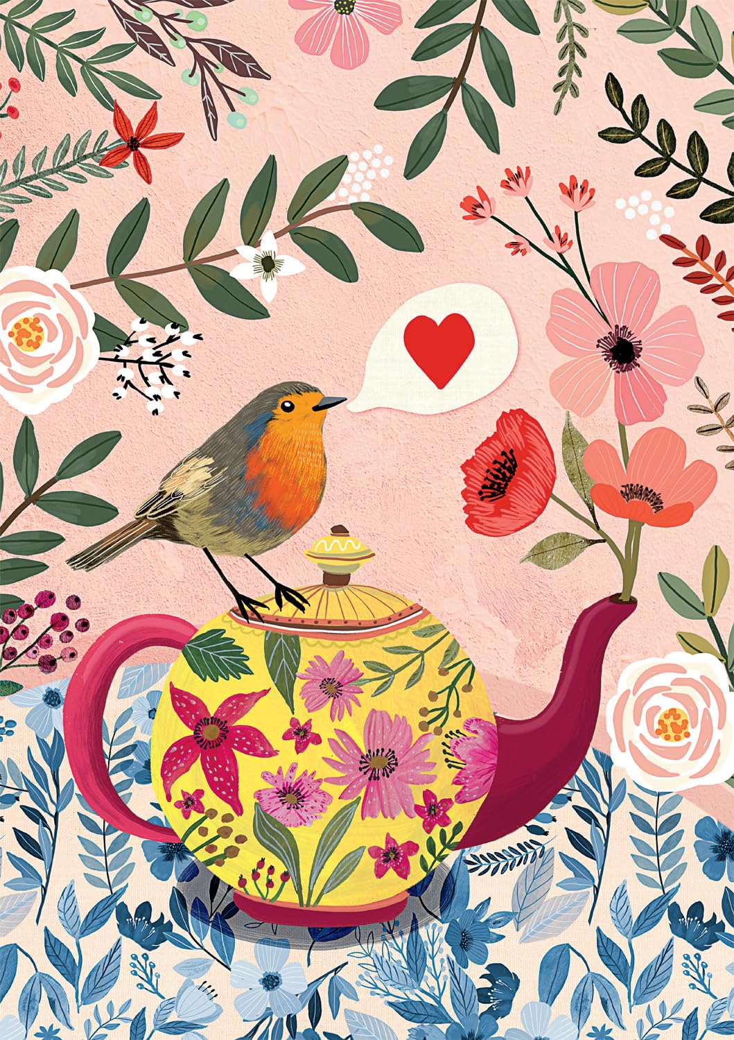 Buffalo Games - Mia Charro - Love, Bird - 500 Piece Jigsaw Puzzle for Adults -Challenging Puzzle Perfect for Game Nights - Finished Size is 21.25 x 15.00 Buffalo Games