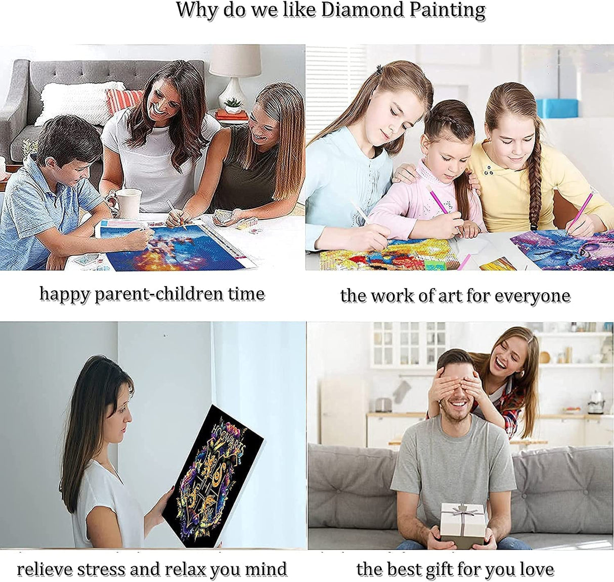 LIULIMI DIY 5D World Landscape Diamond Painting Kit, Diamond Painting Kits, Round Diamond Art Full Diamond Cartoon Style 12 X 16 in (Positano, Italy)… LIULIMI