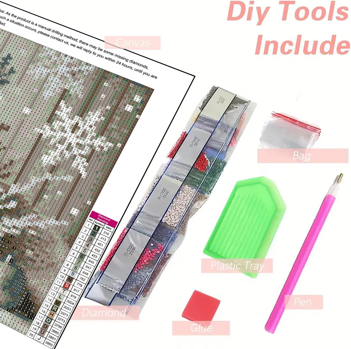 Clendo Winter Cute Snowman Diamond Art Kits for Adults - Christmas 5D Diamond Painting Kits Full Drill Crystal Rhinestone Gem Art Craft Kits for Home Wall Decor 12X16Inch Clendo