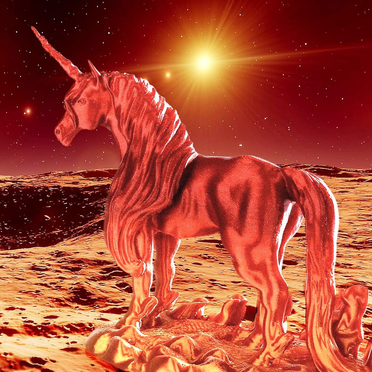 AMOLEN PLA 3D Printing Filament, PLA Filament 1.75mm Silk Shiny Filament Red Gold Filament, 3D Printer Gradient Pla Filament 1KG/2.2lb Compatible with 3D Printer and 3D Pen AMOLEN