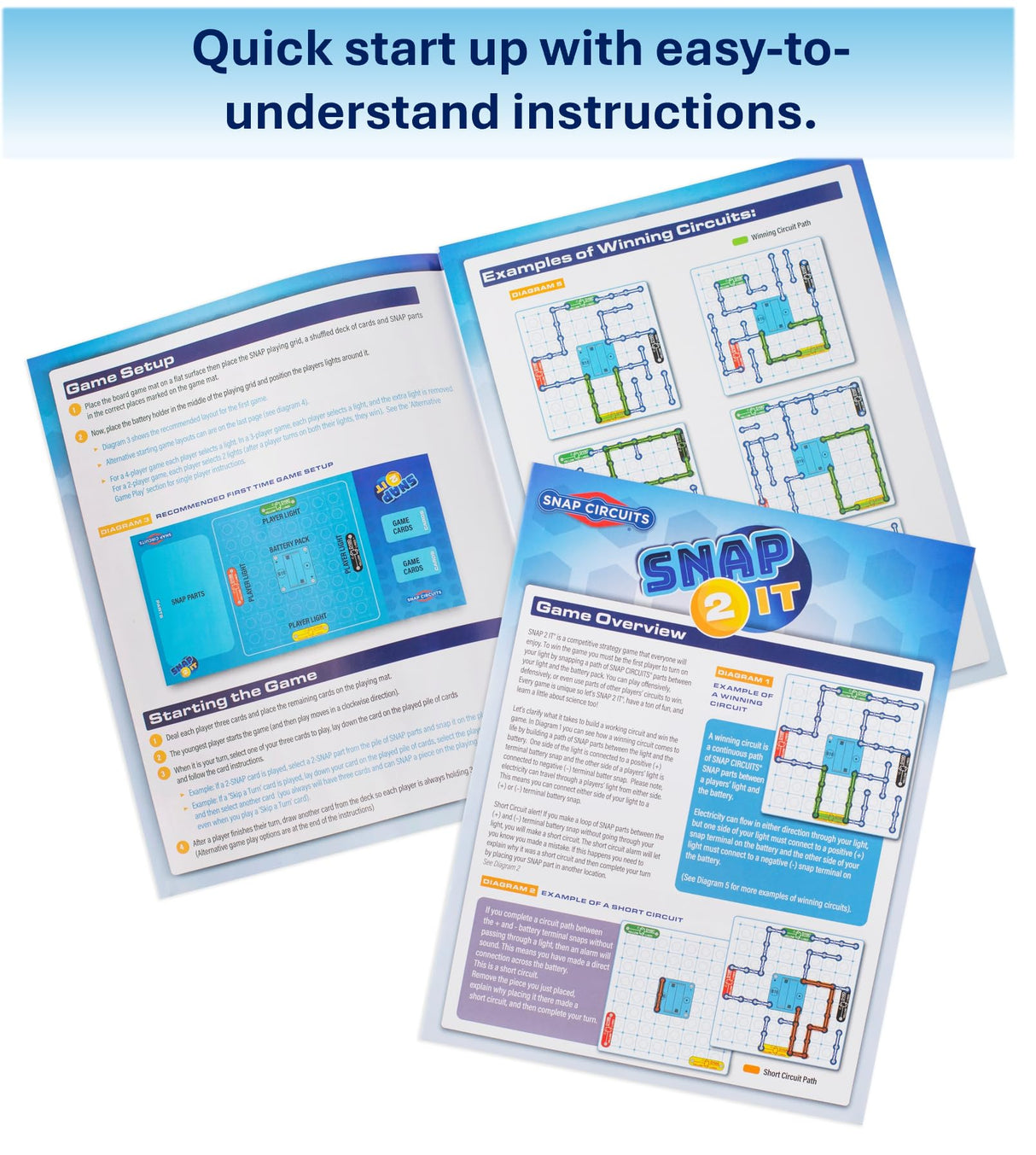 Snap Circuits SNAP 2 IT® Board Game – Family Game Night, Games, Kids Game, SNAP CIRCUITS® STEM Board Game, Game for Kids 7 and up. Snap Circuits