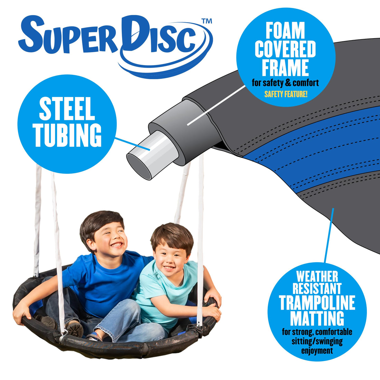 XDP Recreation Fun Forever Swing Set, 96680G, Gray XDP RECREATION