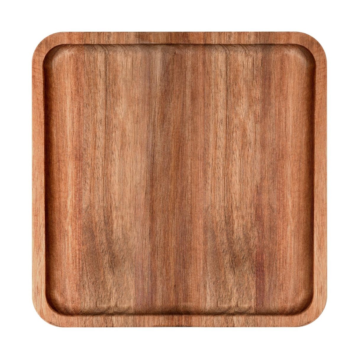 LorisArm 8" Acacia Wood Plate, Square Wooden Trays Serving Platter Dinner Server Tray Dessert Cookie Snack Fruit Serving Board. LorisArm