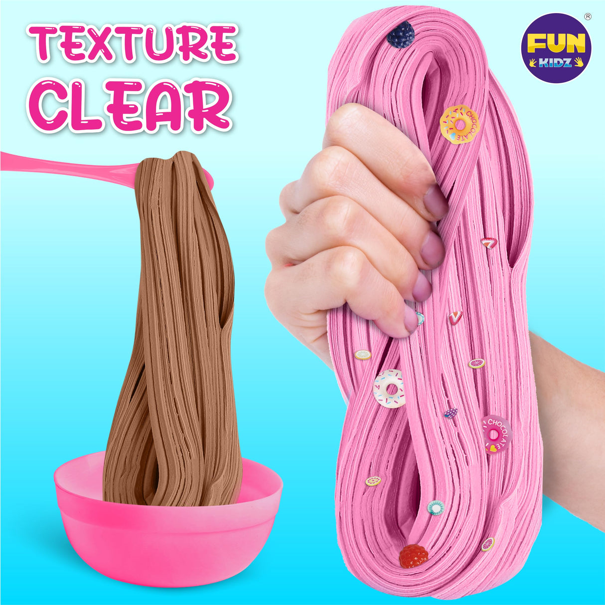 Gift Butter Slime Kit for Girls 10-12, FunKidz Ice Cream Soft Slime Making Kit Ages 8-12 Kids Slime Toys Ideal Birthday Party Present FUN KIDZ