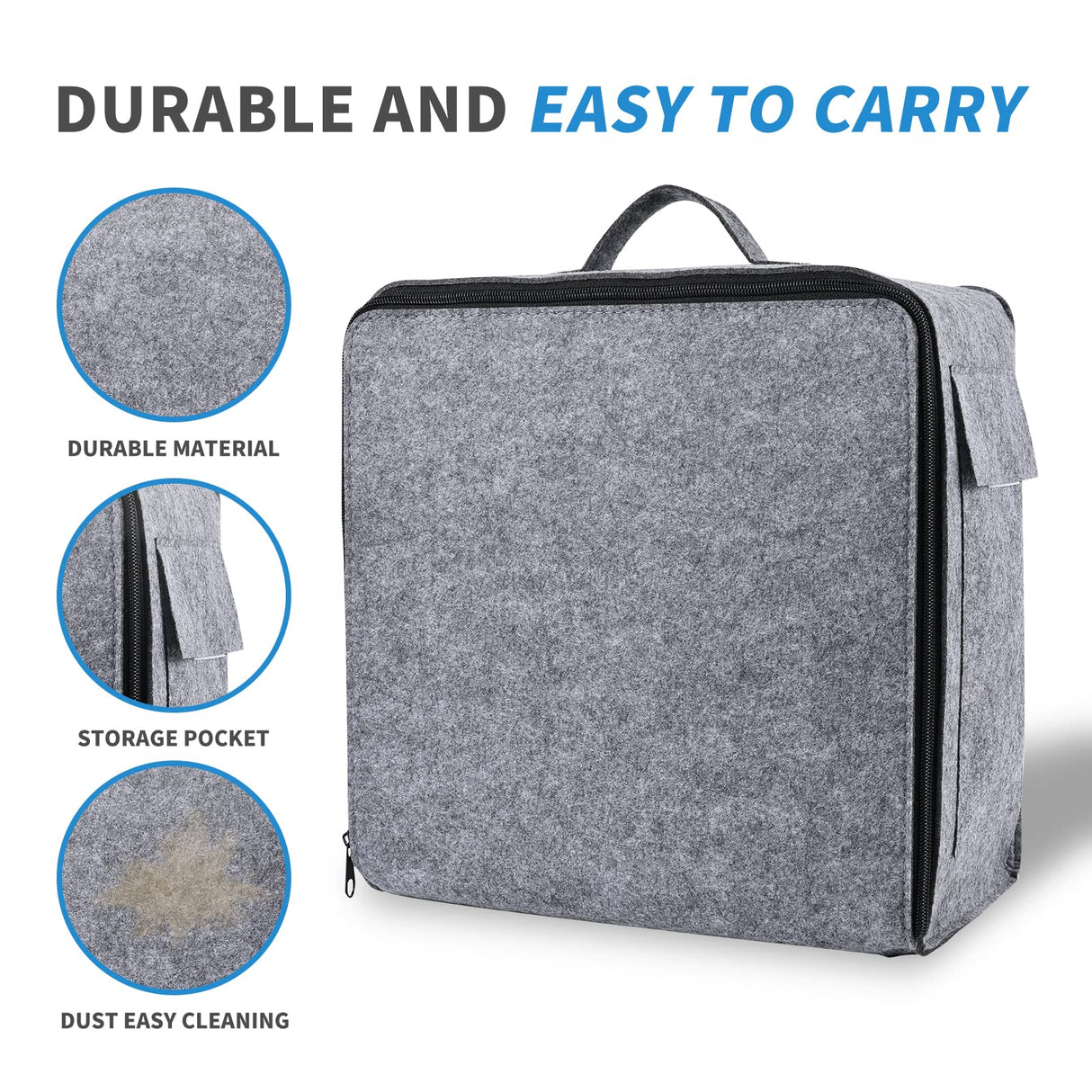 Yrangee Blocking Mats for Knitting & Crochet Project,Extra Thick Blocking Boards with Grids for Needlepoint or Crochet,9 Pack Knitting Mats with 150 T-Pins and Storage Bag Yrangee