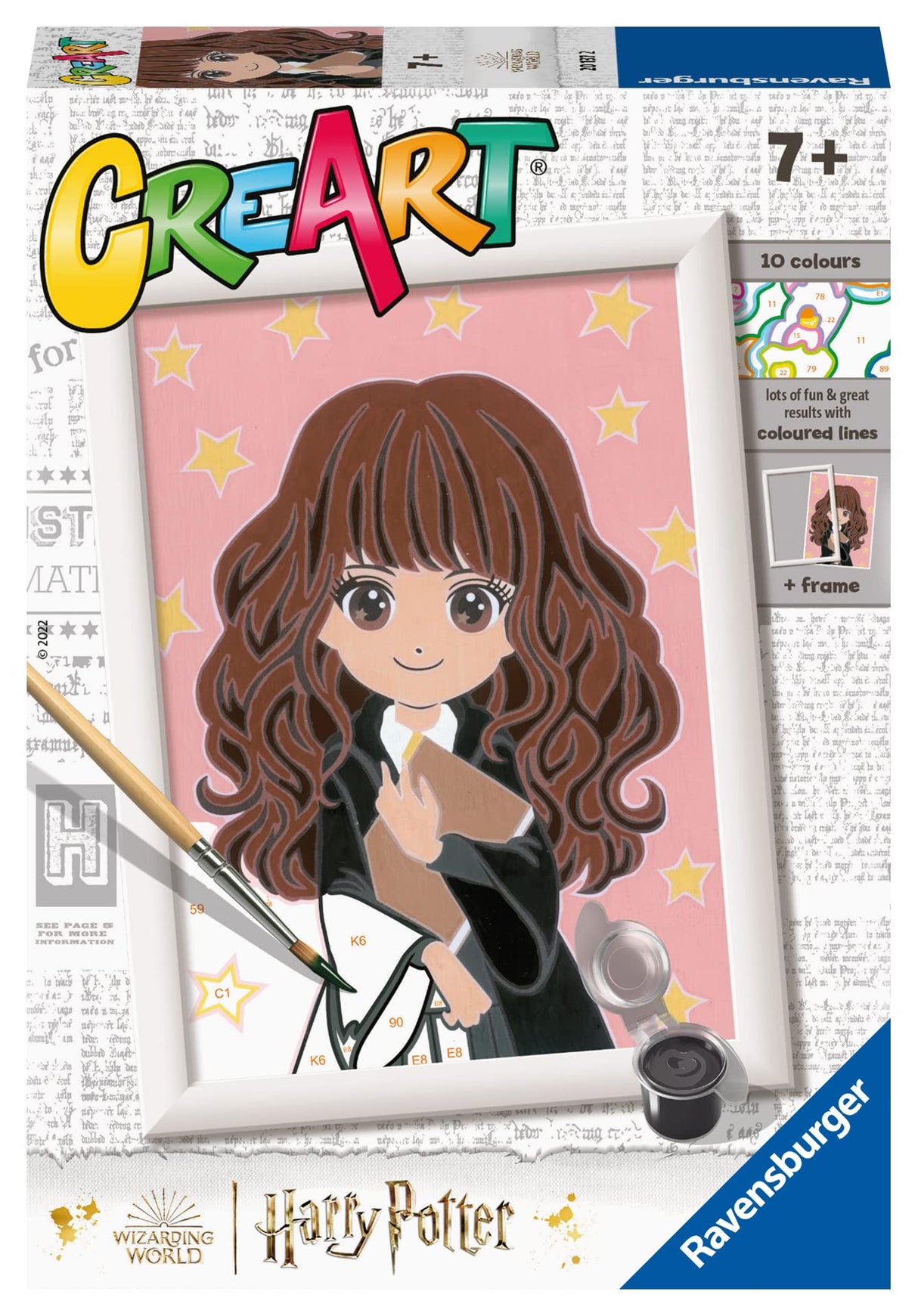 Ravensburger CreArt Harry Potter Gifts Hermione Paint by Numbers Kits for Children & Adults Ages 7 Years Up - Kids Craft Set Ravensburger