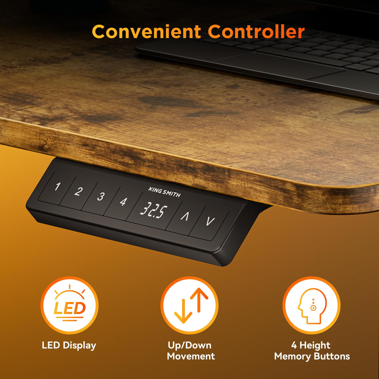 WALKINGDESK 63 Inches Height Adjustable L Shaped Standing Desk with 3 Drawers and Monitor Shelf, Electric Corner Comupter Desk, Sit Stand up Home Office Desk, Ergonomic Gaming Desk, Rustic Brown WALKINGDESK