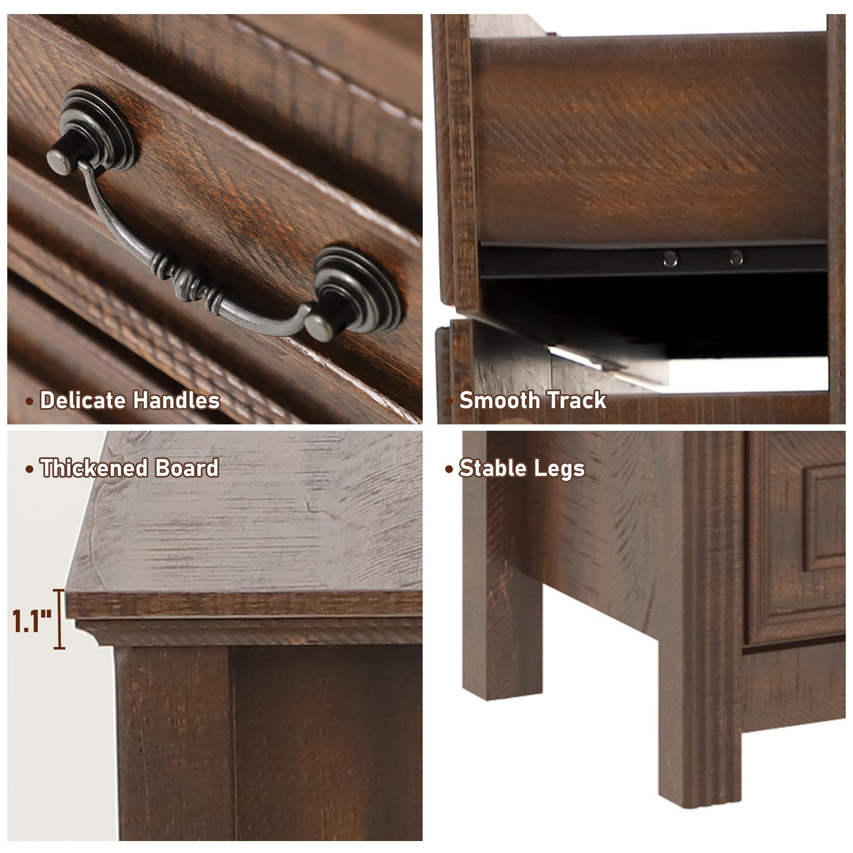 chartustriable Farmhouse 12 Drawer Dresser for Bedroom, 63” Wood Dresser & Chest of Drawers with Rustic Handles, Wide Closet Dresser Organizer, Living Room, Hallway, Bedroom Furniture, Rustic Brown chartustriable