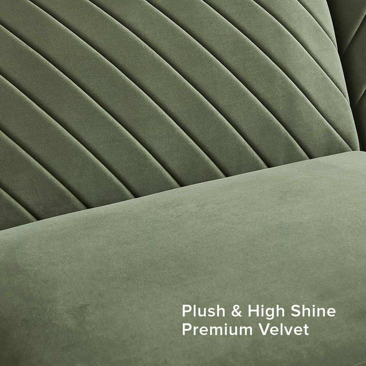 mopio Futon Sofa Bed, Couch, Small Sofa, Sleeper Sofa, Loveseat, Mid Century Modern Futon Couch, Sofa Cama, Couches for Living Room (Olive Green Premium Velvet) mopio