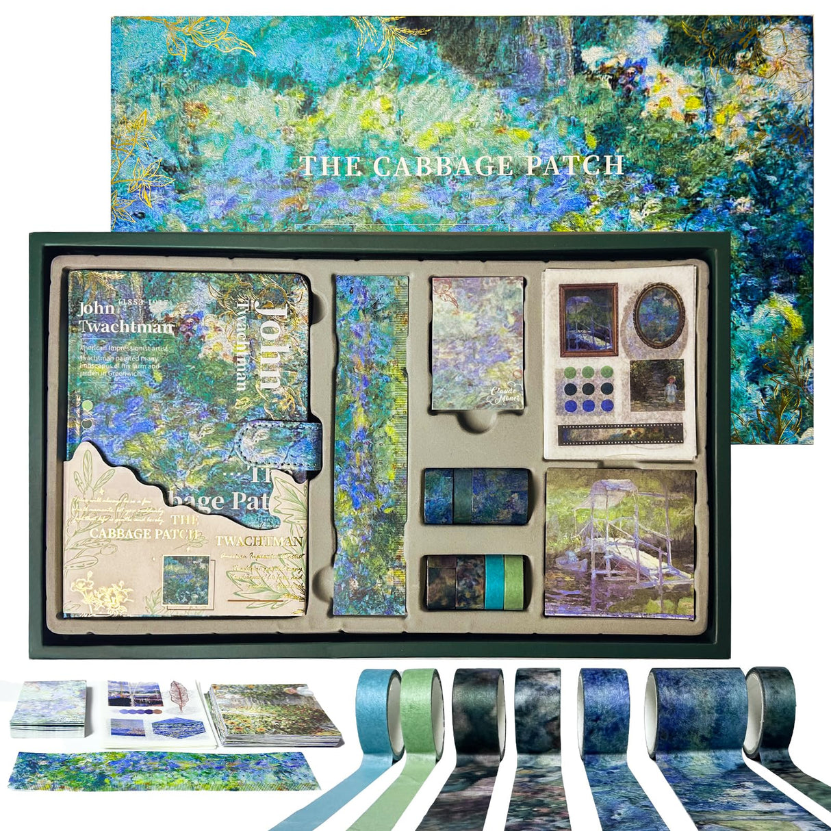 PANZIYU Charming Oil Painting DIY Journal Kit, Scrapbook Kit for Girls Ages 8-14,Journaling Art Crafts for Women, Scrapbooking Supplies,Stationary Set for Teens - The Cabbage Patch PANZIYU