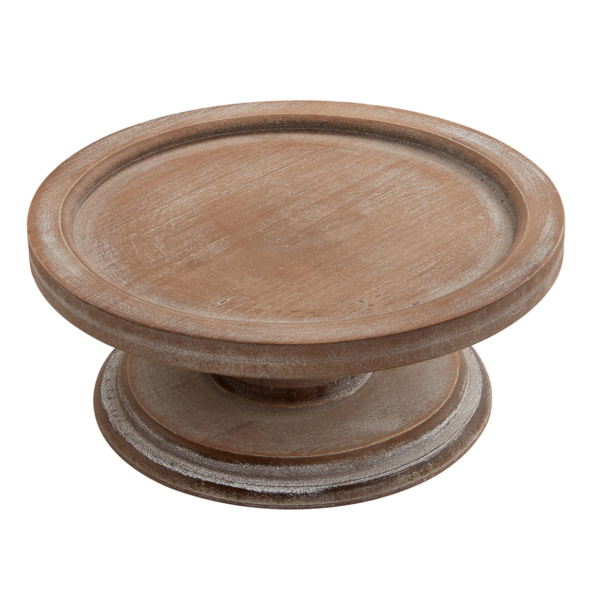 SOFE Round Wood Cake Stands Farmhouse Risers for Display Decorative, Cake Pedestal Serving Platter for Coffee Dessert Table, Christmas Party, Wedding, Dining Room, Living Room SOFE