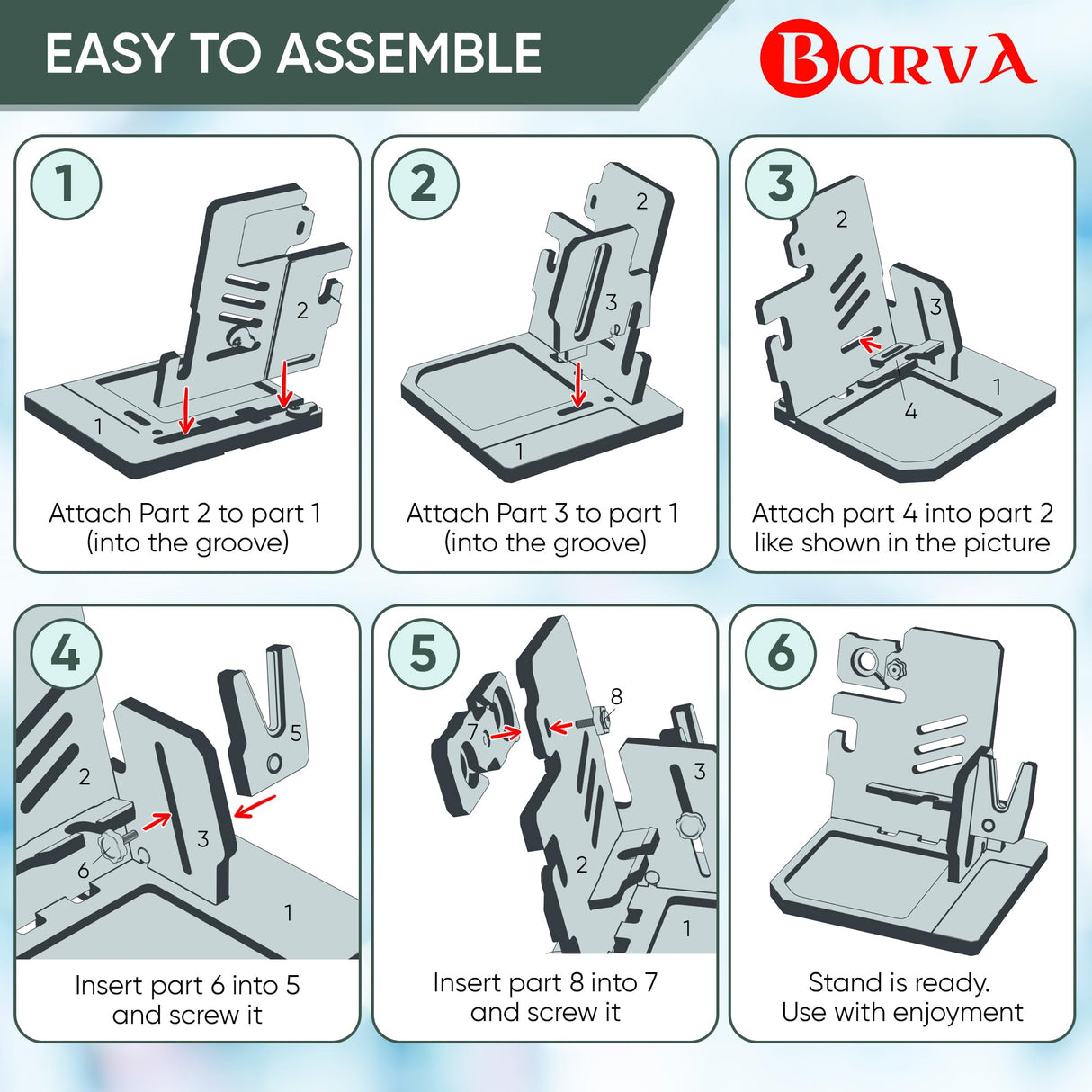 BarvA Phone Docking Station with Patented Adaptive Wood Gun Rack | Night Stand Smart Watch & Phone Stand | Charging Station Desk Organizer | Gun Accessories Storage and Organization BarvA
