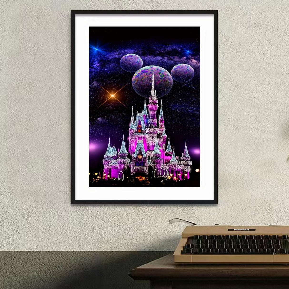 LumiCraft Starry Castle Diamond Art Kits for Adults, Cartoon Diamond Painting Kits, 5D Full Drill Crystal Rhinestones Art Kits for Beginner Home Wall Decor 12x16in LumiCraft