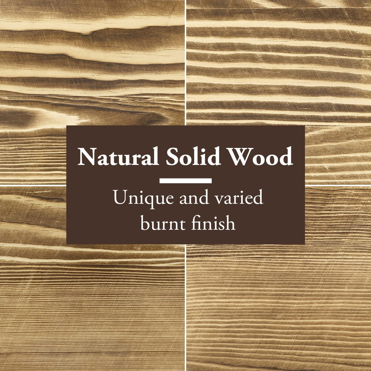 MyGift 4-Bottle Countertop Rustic Brown Wood Wine Rack MyGift