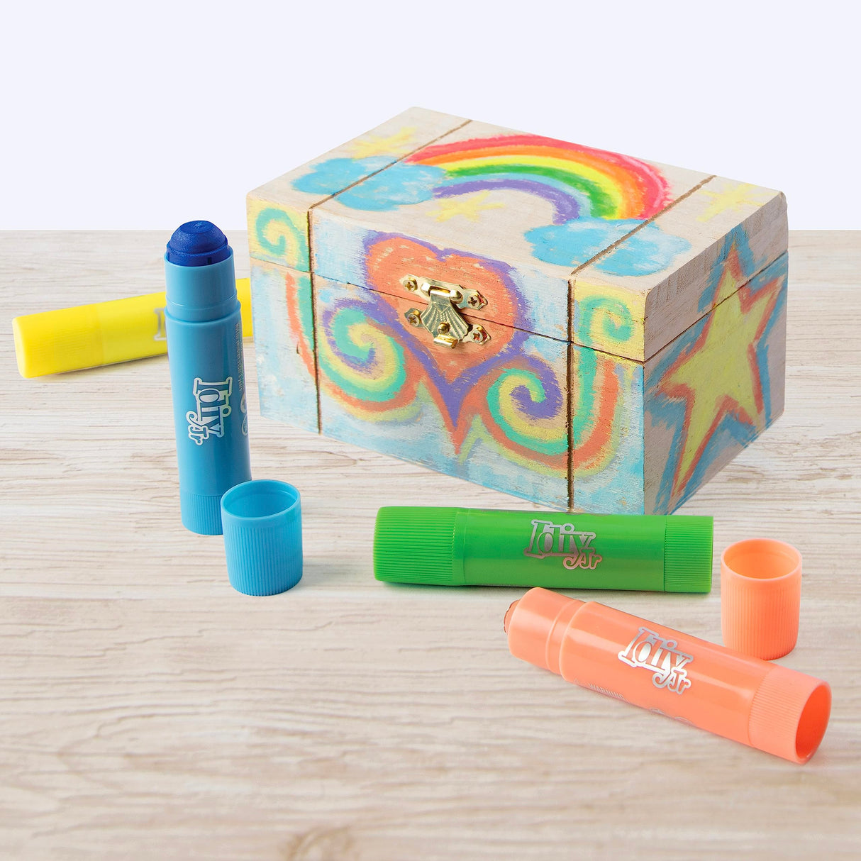 Idiy Tempera Paint Sticks (30 Vibrant Colors) -For All Classroom Back to School Supplies Arts & Crafts Projects, Draw & Paint on Wood, Paper, Ceramic, Canvas! Quick Dry, Non-Toxic,Mess Free Idiy