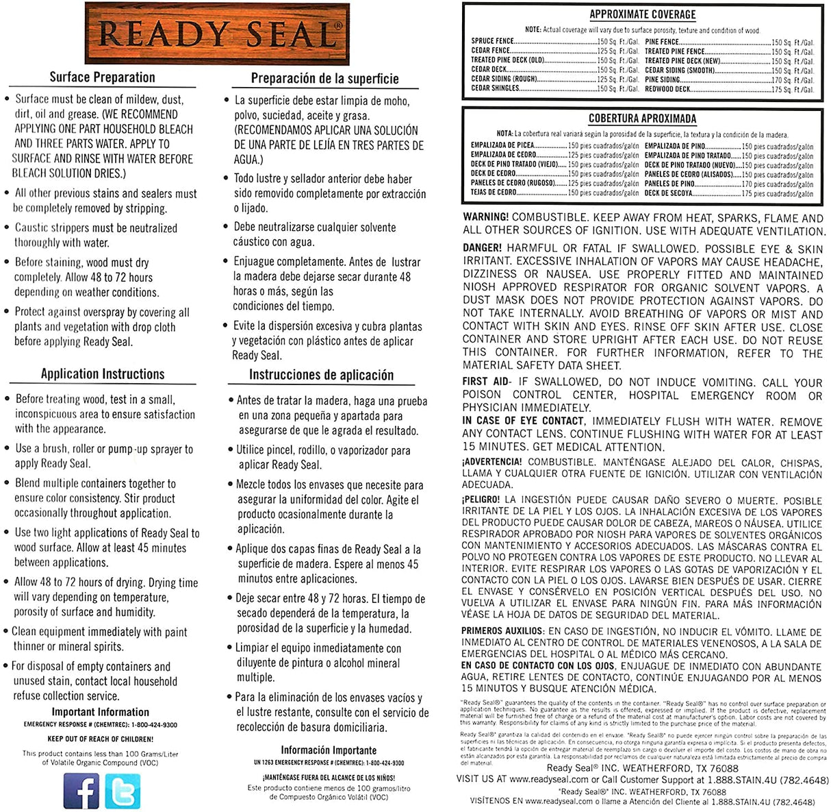 Ready Seal Stain & Sealer for Wood, Outdoor Deck and Fence - All-in-One Exterior Wood Stain and Waterproofing Sealant – Easy to Apply, No Back Brushing Needed, UV Protection - 1 Gallon, Dark Walnut Norkan, Inc.