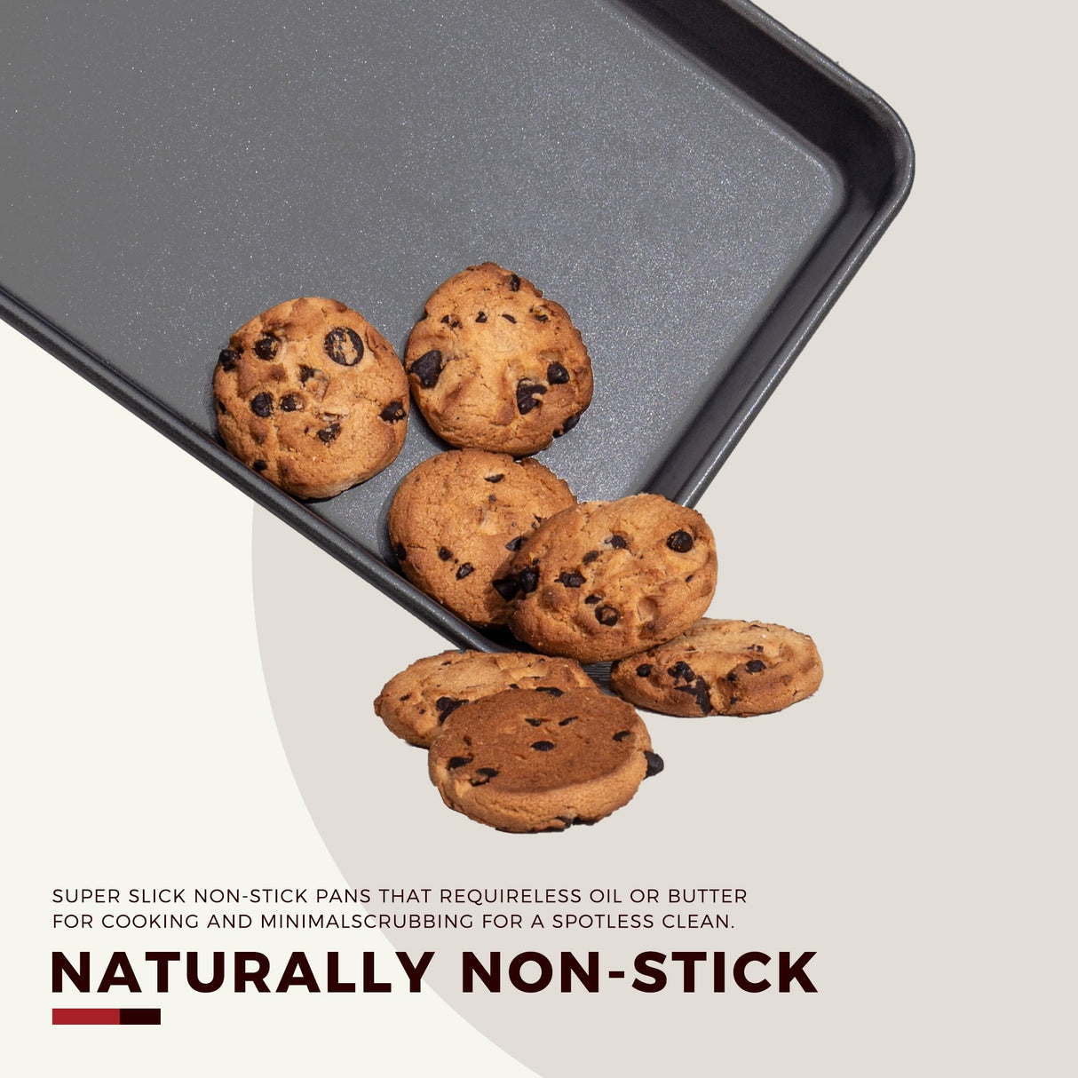 KITESSENSU Baking Pans Sets, Nonstick Bakeware Sets 7-Piece with Round/Square Cake Pan, Loaf Pan, Muffin Pan, Cookie Sheet, Roast Pan, Cooling Rack, Carbon Steel Bake Set KITESSENSU