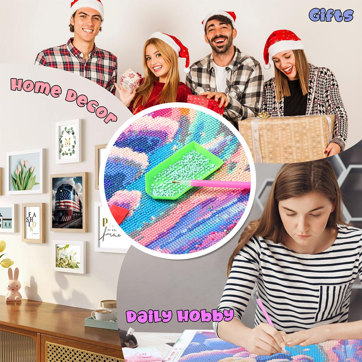 QAZWSX Train American Flag Diamond Painting Kits for Adults, DIY 5D Flag Diamond Art Full Drill for Adult, for Beginner Home Wall Decor Gift 12x16 Inch QAZWSX