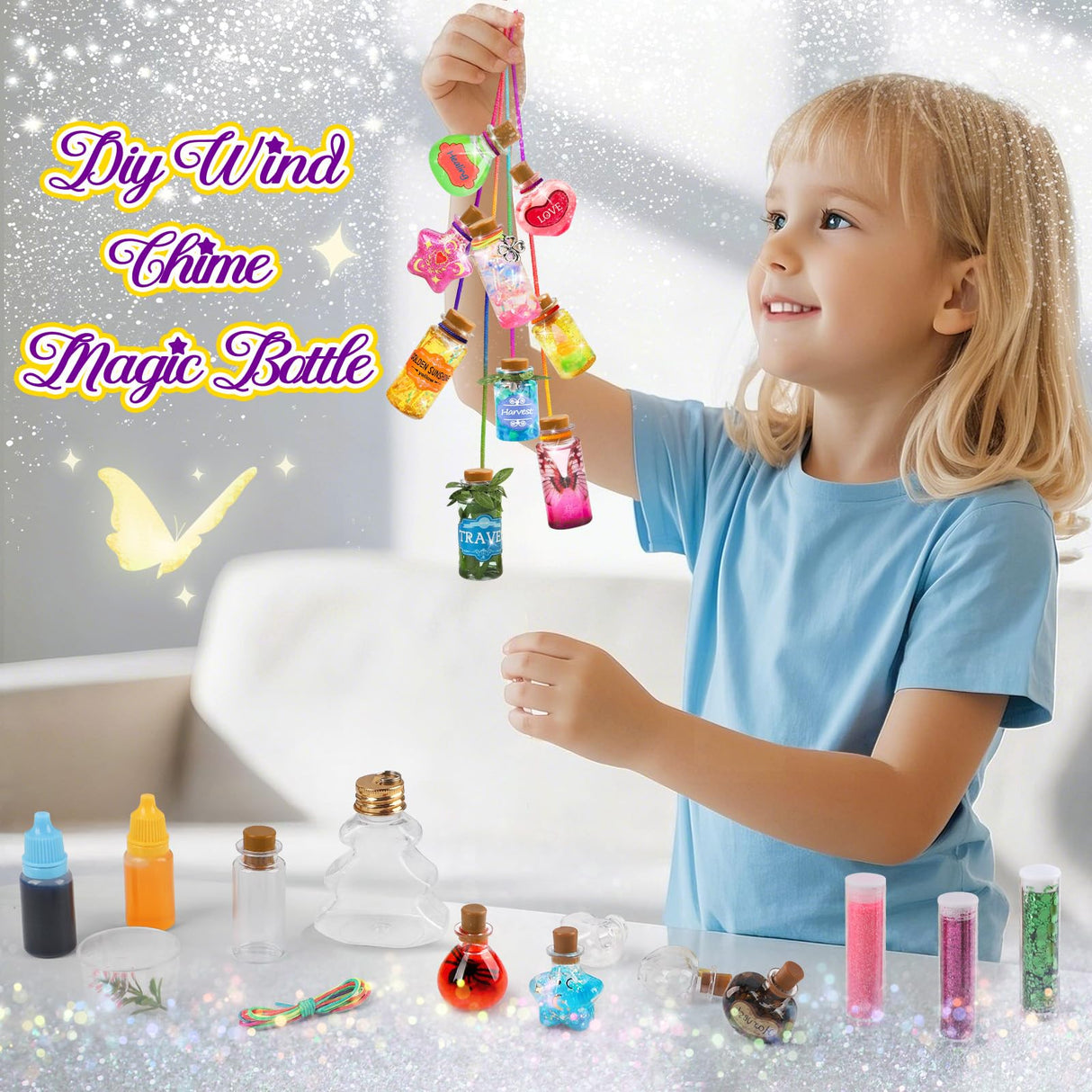 Potion Magic Kit for Kids, Creative Magic Fairy Arts and Crafts Kit Birthday Gifts Toys for Girls 6 7 8 9 10 11 12+ Year Old Boys Decorations Family Activities Party Favors Gadetouq