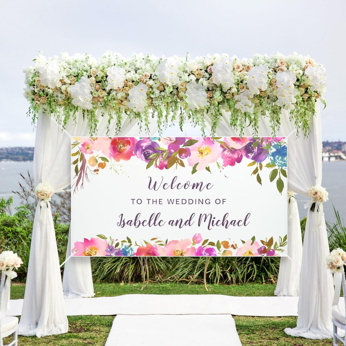 2 Pcs Blank Banners, Large White Thick Polyester Oxford Cloth Sublimation Banner with Hanging Rope, Blank DIY Signs for Outdoors Indoors Display Business Office Supply and Party Decoration(3.3x6Ft) GCTWFYK