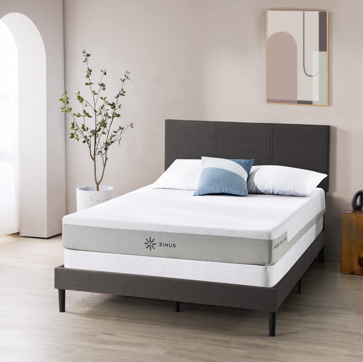 ZINUS 7 Inch Metal Smart Box Spring, Mattress Foundation, Strong Metal Frame, Easy Assembly, King Zinus