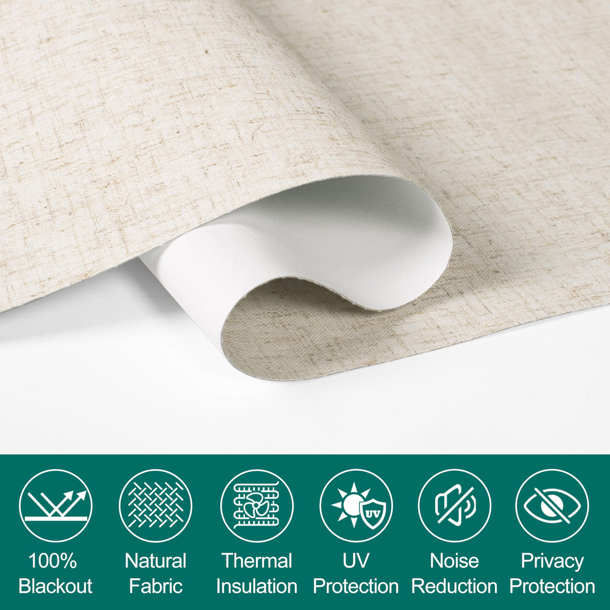 BERISSA Roman Shades for Windows, Blackout Roman Blinds,Room Darkening Thermal Insulated Window Shades for Home Living Room Bedroom,Linen Beige,Custom Size BERISSA